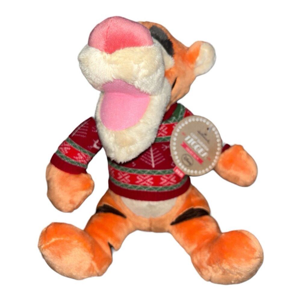 Hallmark Disney Cozy Sweater Tigger Plush 9" Winnie The Pooh Stuffed Animal Toy
